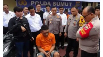 Dikenal Licin, Pencuri Sepeda Motor Berhasil Ditangkap Polrestabes Medan